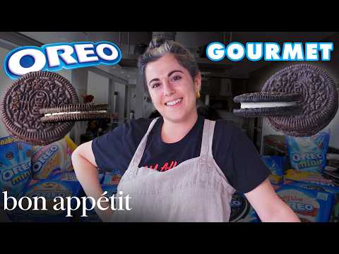 Pastry Chef Attempts To Make Gourmet Oreos | Gourmet Makes | Bon Appétit