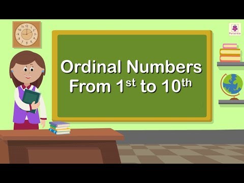 Ordinal Numbers From 1st to 10th | Maths Concept For Kids | Grade 1 | Periwinkle