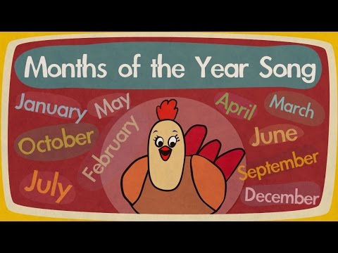 Months of the Year Song | Song for Kids | The Singing Walrus