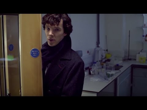 Sherlock and John&#039;s First Meeting | A Study In Pink | Sherlock | BBC
