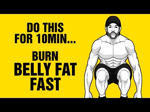 10min Of This Burns Belly Fat Fast : 100% Bodyweight Workout