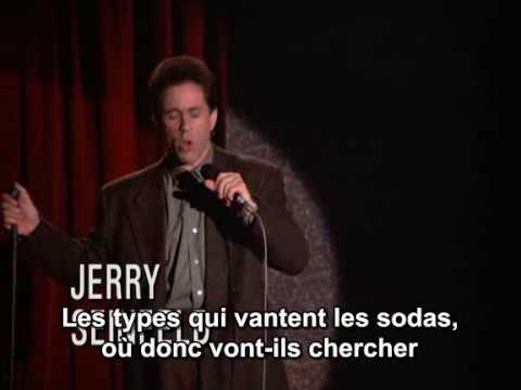 Jerry Seinfeld Stand up advertising soda vostfr
