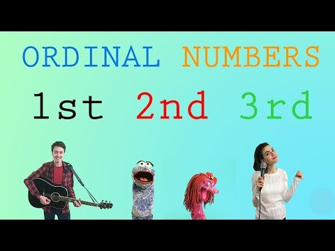 Ordinal Numbers Song | First Second Third Song | Nursery Rhymes | English Vitamin Bubbles