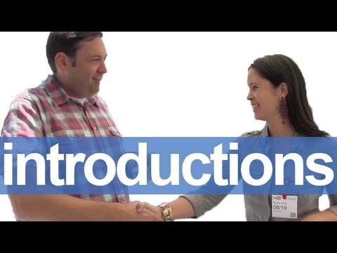How to Introduce Yourself – American English Pronunciation