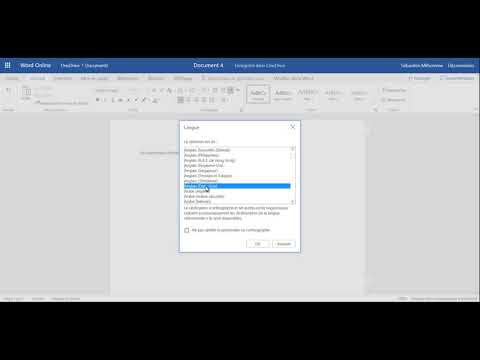 Comment activer le correcteur d&#039;orthographe anglais dans Word